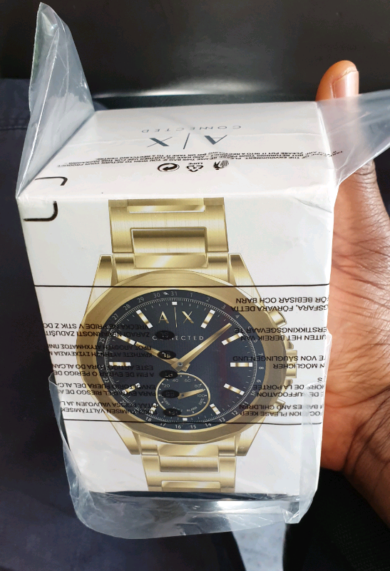 armani exchange connected hybrid men's watch